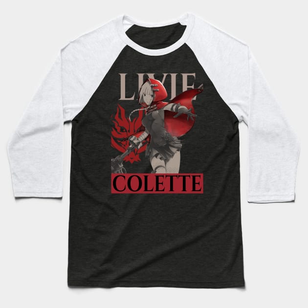 God Eater Livie Colette Baseball T-Shirt by TheDressCodes